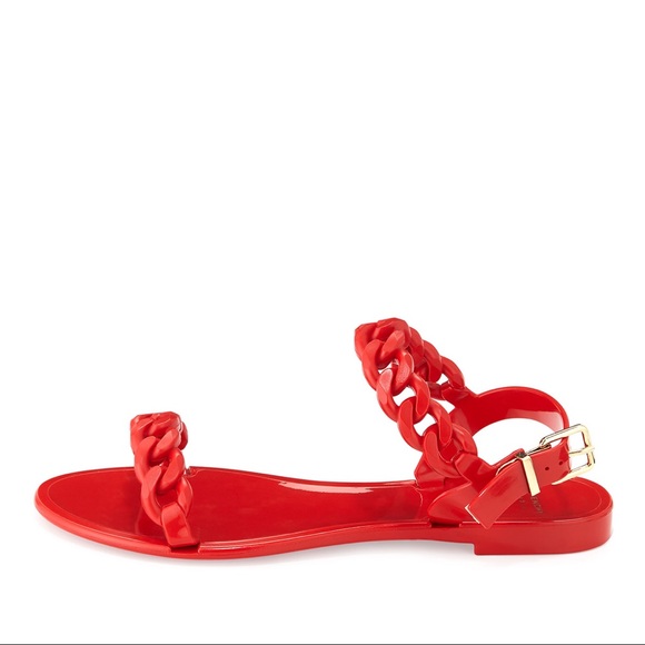 Givenchy Jelly Chain-Link Flat Sandals - Picture 5 of 10